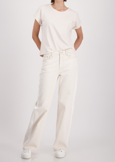 MONARI Beige Basic T-Shirt | 410376