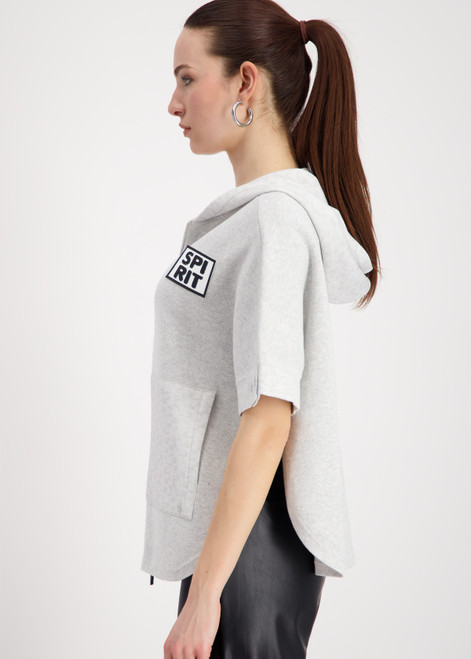 MONARI Gray Cape With Zipper | 809055