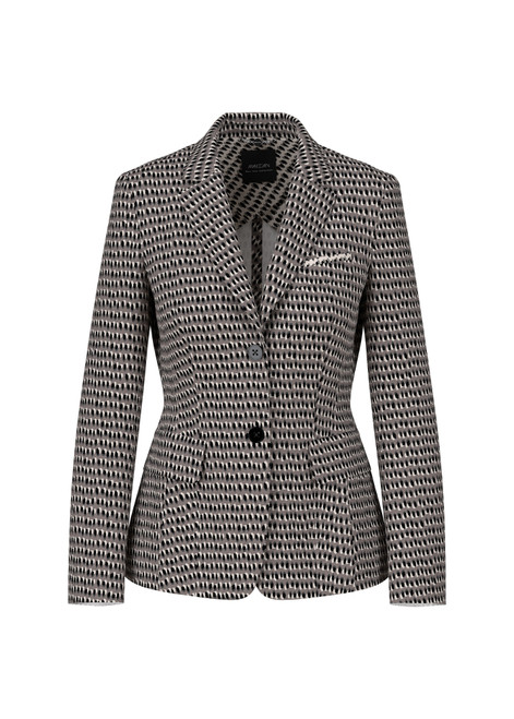 MARC CAIN COLLECTIONS Soft Charcoal Blazer With Tie Belt | ZC 34.15 J39