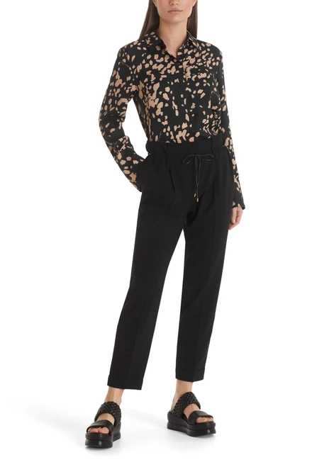 MARC CAIN Fashion Black Pants | TC8125W59
