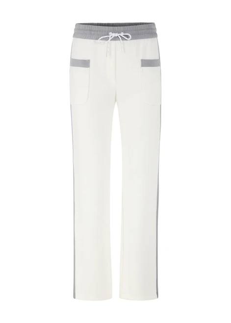 MARC CAIN SPORTS Off-White Washington Pull-On Trousers | AS 81.15 J06