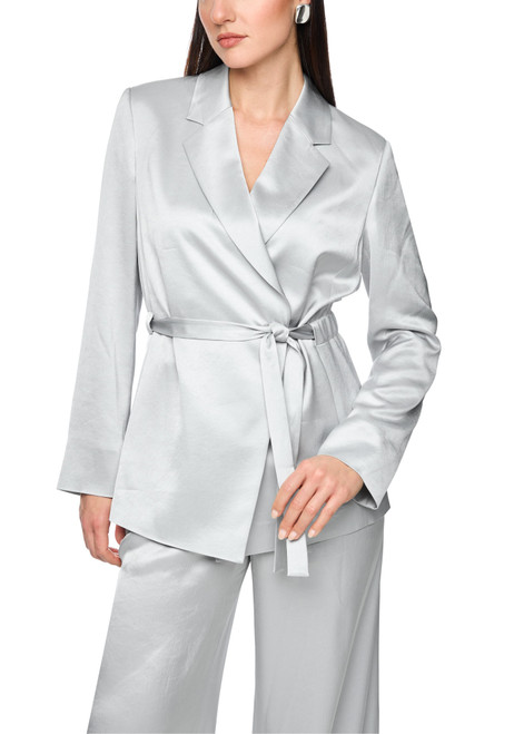 MARC CAIN COLLECTIONS Microchip Elegant Wrap Blazer With Waist Belt | AC 34.32 W46