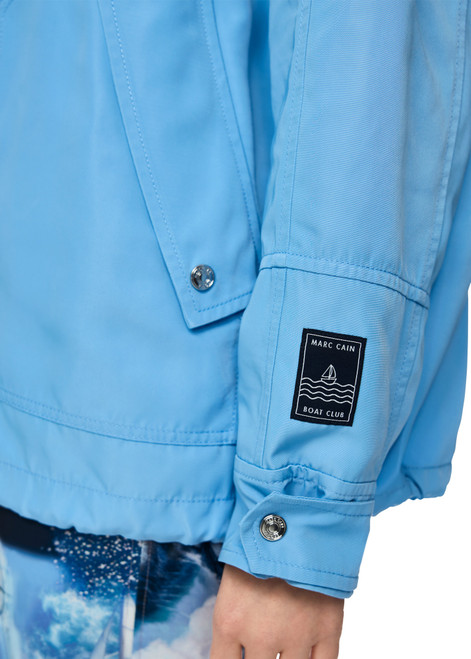 MARC CAIN SPORTS Little Boy Blue Outdoor Jacket With Hood | AS 12.07 W63