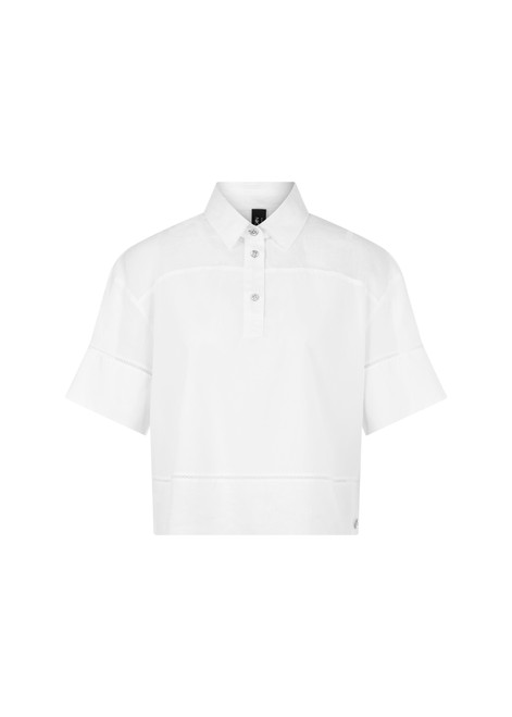 MARC CAIN SPORTS White Rethink Together Blouse | AS 51.20 W85