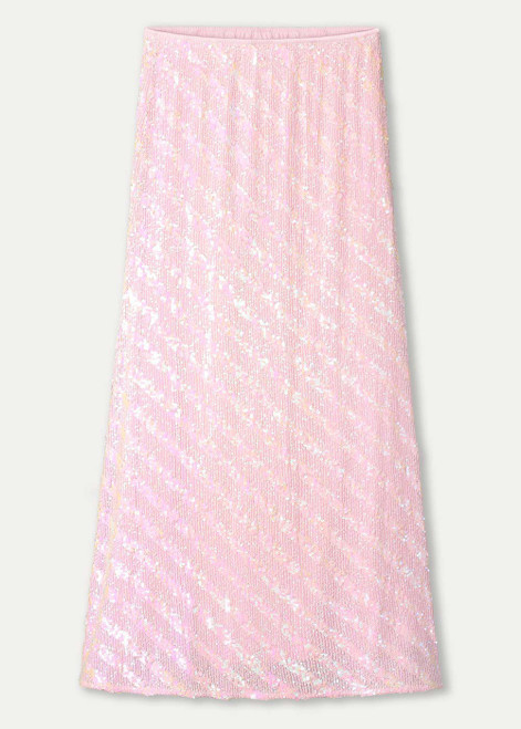 POM AMSTERDAM Pink Skirt - Sequins Shell Pink | SP9558