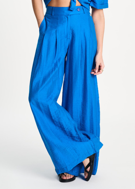 POM AMSTERDAM Blue Pants - Ocean Blue | SP9561