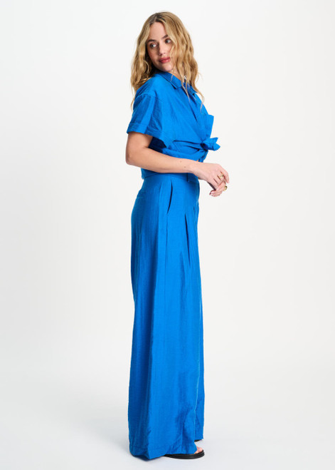 POM AMSTERDAM Blue Pants - Ocean Blue | SP9561