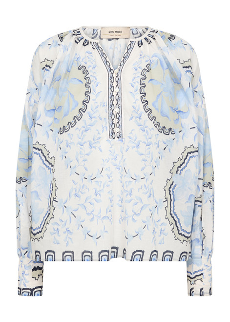 MOS MOSH Brunnera Blue Wylde Orchid Blouse | 178220