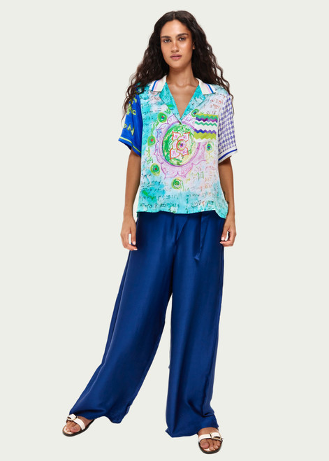 ME369 RUNIC WHSPR Aya Knit Runic Whisper Shirt | 126L31462