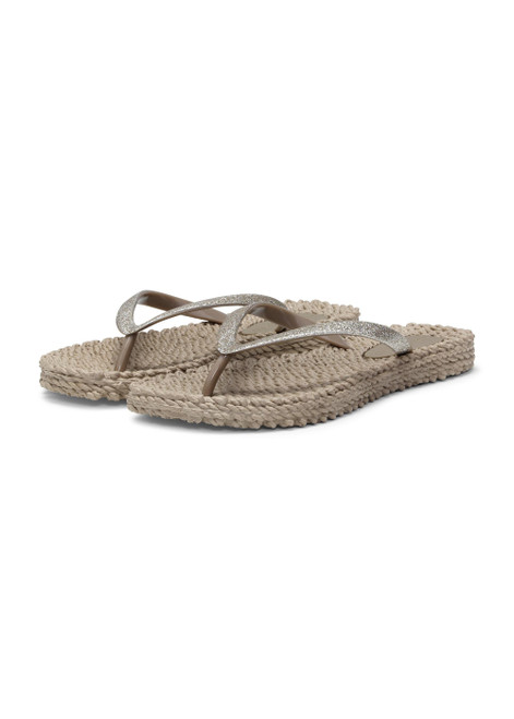ILSE JACOBSEN HORNBAEK Atmosphere Flip Flops With Glitter | CHEERFUL01