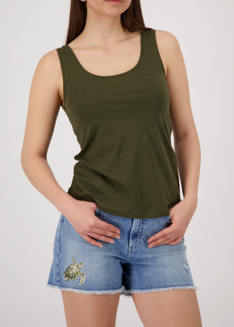 MONARI Green Basic Top | 410859