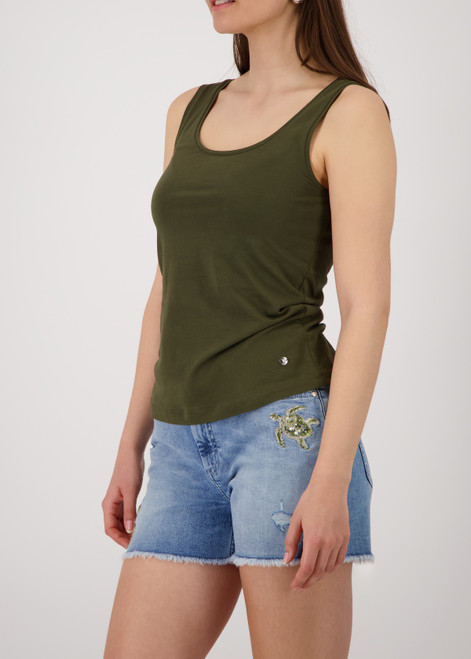 MONARI Green Basic Top | 410859