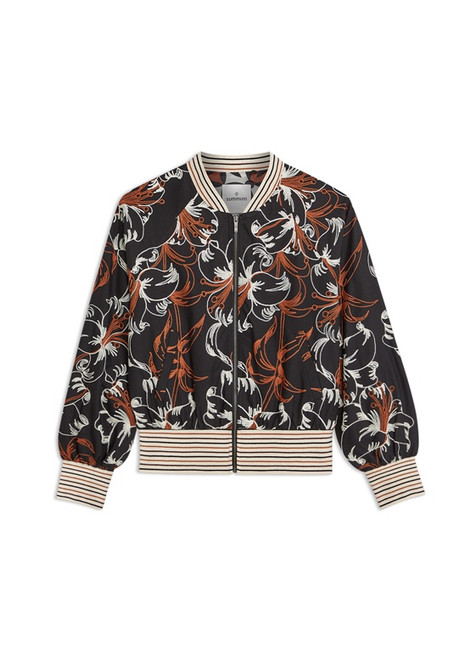 SUMMUM Black Embroidered Cotton Jacket | 1S1302SM
