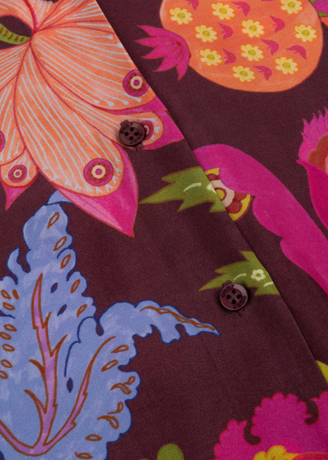 OILILY Binga Blouse Tawny Port | S26WBL5021