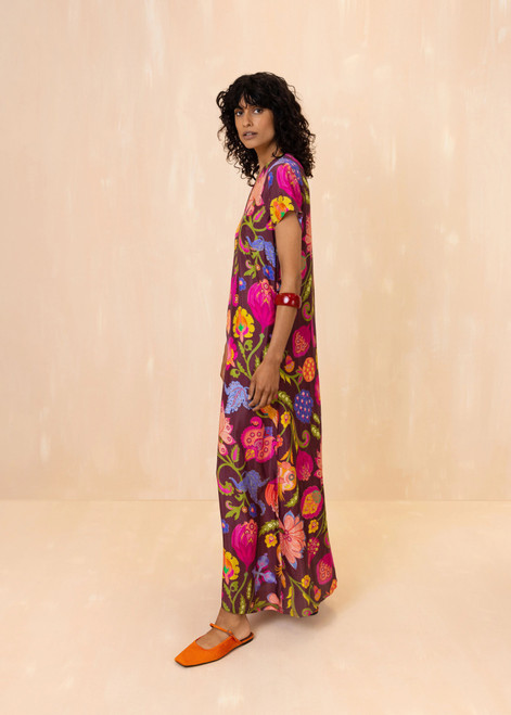 OILILY Dandy Dress Tawny Port | S26WDR6010