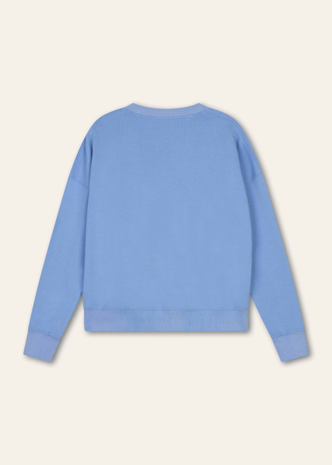 OILILY Harper Sweatshirt Vista Blue | S26WHJ4081