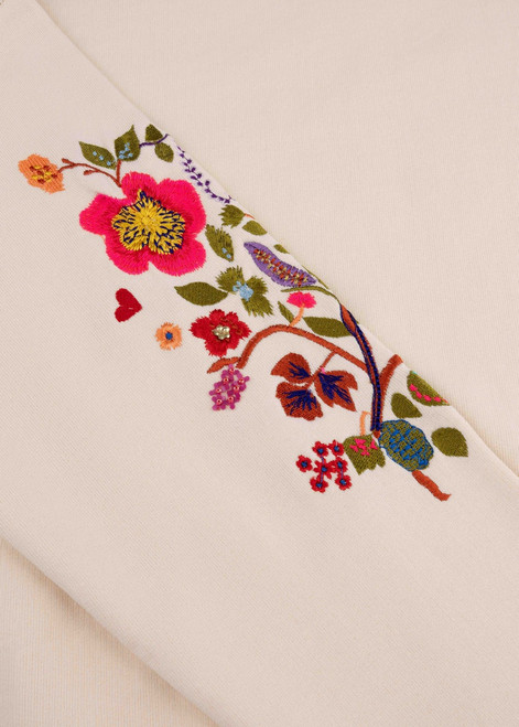 OILILY Harper Sweatshirt Turtle Dove | S26WHJ4082