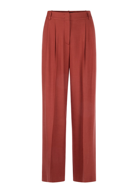 MARC CAIN COLLECTIONS Etruscan Red Wichita Trousers With High Waistband | AC 81.20 W69