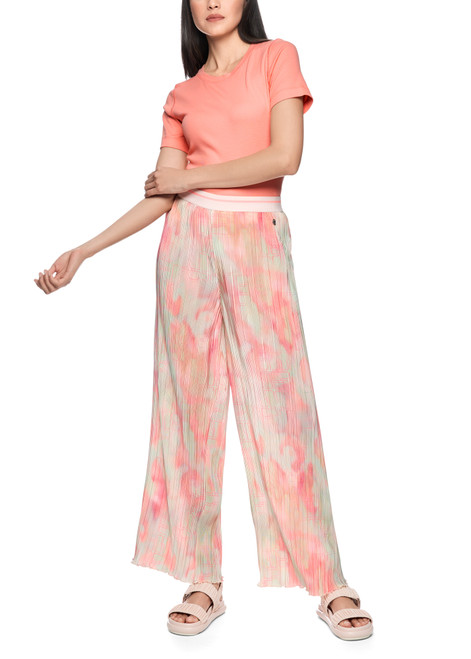 MARC CAIN SPORTS Candlelight Peach Pleated Trousers Wolin | AS 81.47 W37