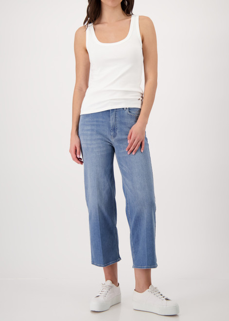 MONARI White Basic Top | 410751