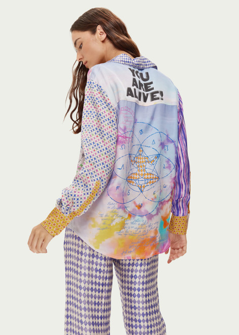 ME369 Isabel Runic Whisper Printed Shirt | 126L31200