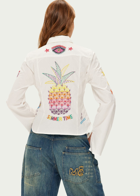ME369 Rona Slim Embroidered Shirt | 126L31469