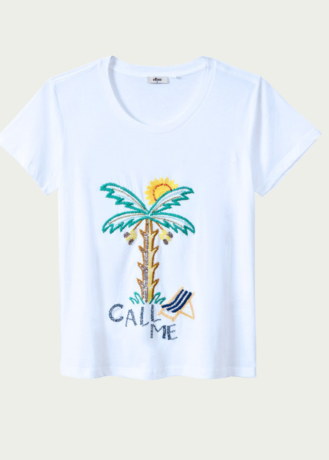 ME369 Sia Palm Tree T-Shirt | 126S41817