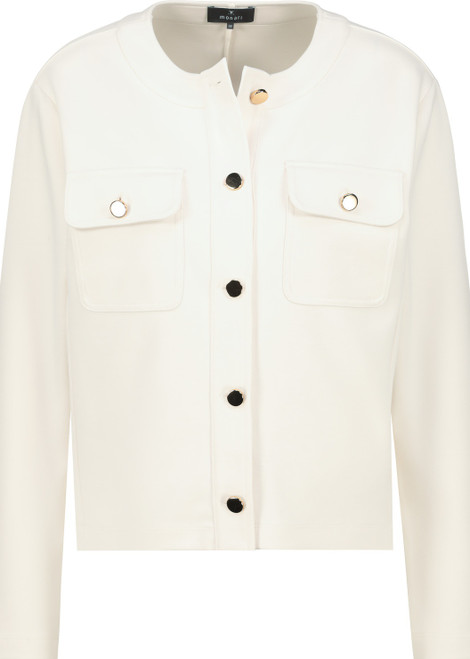 MONARI Beige Sweat Jacket With Flap Pockets | 410566