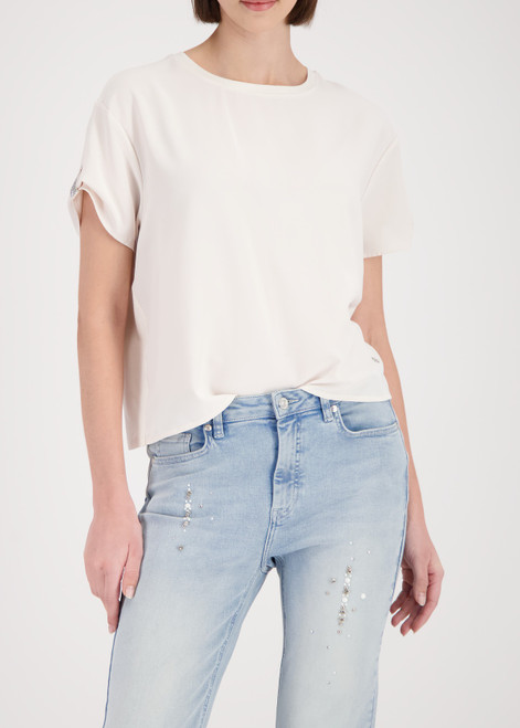 MONARI Beige Blouse With Jewelry Details | 410731