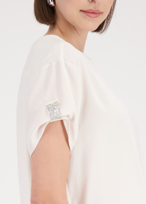 MONARI Beige Blouse With Jewelry Details | 410731