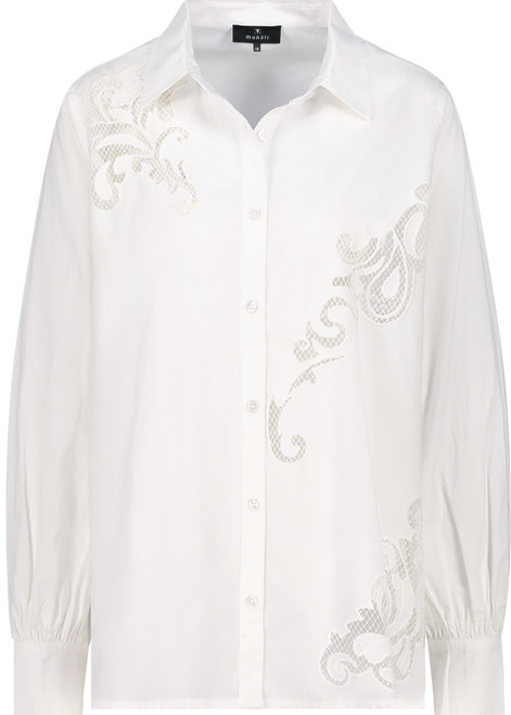 MONARI White Blouse With Embroideries | 410837