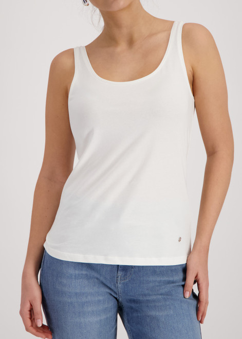 MONARI White Basic Top | 410859