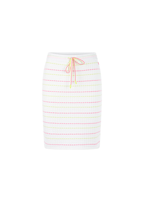 MARC CAIN SPORTS Pink Lemonade Knitted In Germany Mini Skirt | AS 71.23 M27
