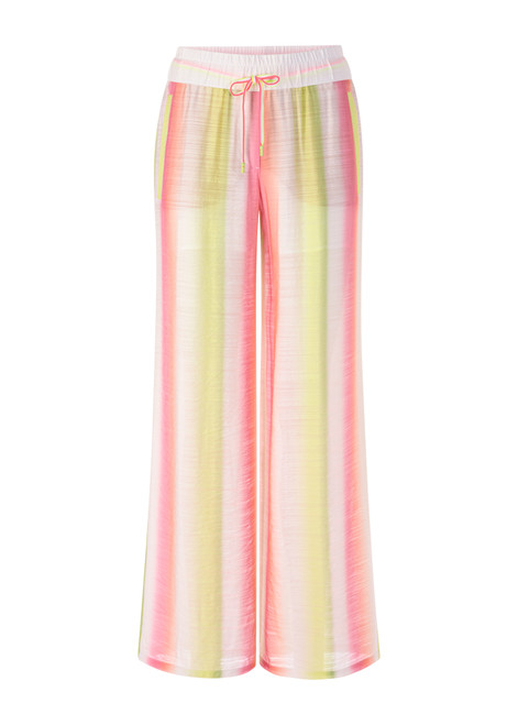 MARC CAIN SPORTS Pink Lemonade Welkom Wide Fit High Waist Trousers | AS 81.64 W54