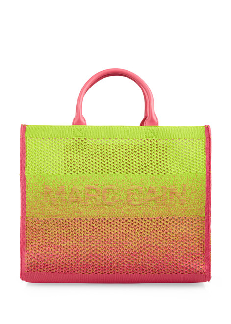 MARC CAIN SPORTS Pink Lemonade Knitted Shopper Bag With degrade Effect | AS T6.04 M59