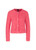 MARC CAIN Neon Soft Coral Knitted In Germany Boucle Cardigan