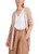 MARC CAIN Bright Toffee Open Front Cardigan Knitted In Germany