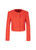 MARC CAIN Bright Tomato Short Jacket With Decorative Buttons