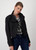 MONARI Black Short Trench Jacket