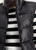 MONARI Black Gilet With Stand-Up Collar