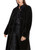 MARC CAIN Black Coat In Fun Fur