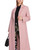 MARC CAIN Bright Rose Tan Fluffy Maxi Coat