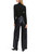 MARC CAIN Black T-Shirt With Knot Effect