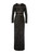 MARC CAIN Black Long Sequin Dress