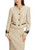 MARC CAIN Shiny Sand Blazer With Fine Embroidery