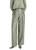 Marc Cain Frozen Sage Wichita Herringbone Look Trousers with Glitter Effect and Extra Long Leg.