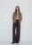 YERSE Sand Reversible Check Coat