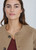 YERSE Sand Reversible Check Coat