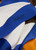 MARC CAIN COLLECTIONS Deep Royal Blue Silk Scarf With Horizontal Stripes | YC B4.15 Z11