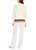 MARC CAIN SPORTS Off-White Egg-Shaped Sweater  Knitted In Germany | YS 41.08 M19